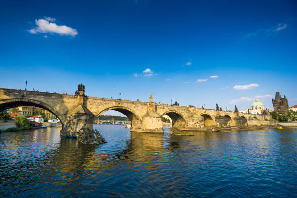 istock On Prague’s Vltava river, a look at Charles Bridge and some architecture. 701065576