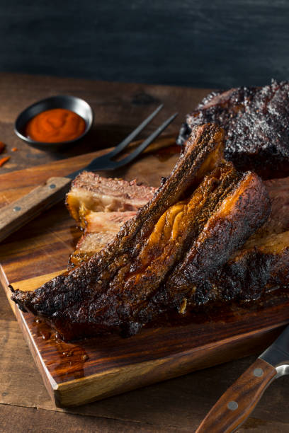 istock Delicious Smoked Beef Ribs 701069506