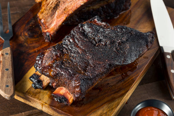 istock Delicious Smoked Beef Ribs 701076944