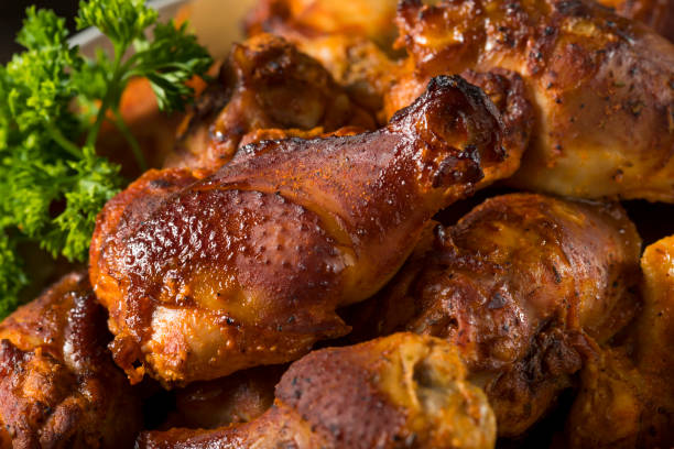 istock Spicy Smoked Chicken Wings 701077004
