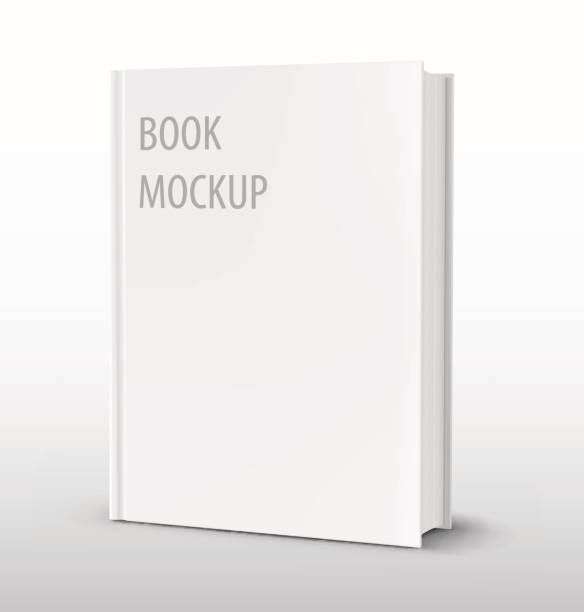 makieta książki twardej - passport blank book cover empty stock illustrations
