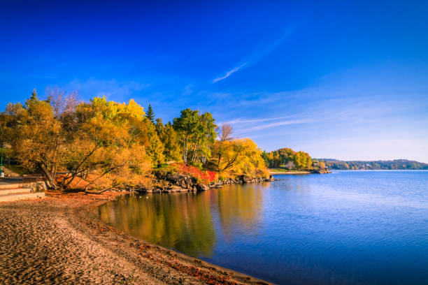 istock Lake and Park During Autumn 701095868