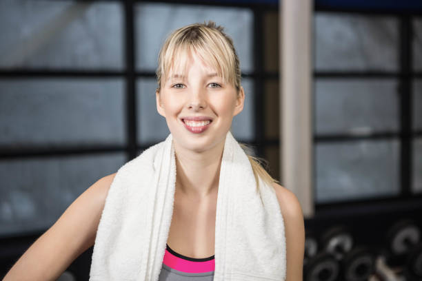 istock Portrait of smiling blonde 701124526