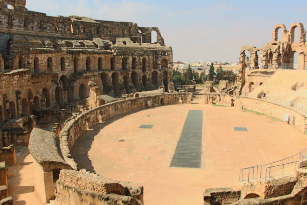 istock the grounds of the amphitheatre, El Jem 701147642