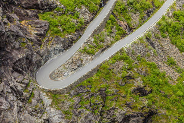 istock Trolls Path Trollstigen mountain road in Norway 701149852
