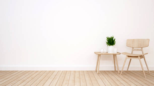 istock lliving room in coffee shop or apartment - 3D Rendering 701157032