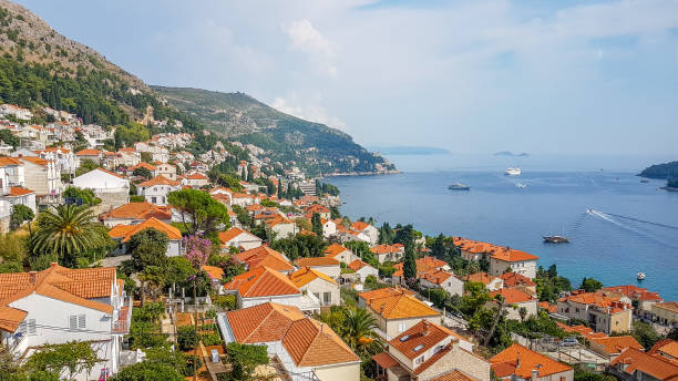 istock Aerial panorama of Dubrovnik 701169090