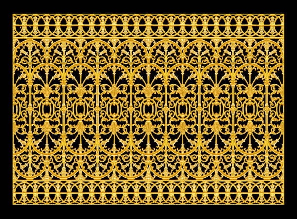 Kaleidoscopic sunset seamless generated texture