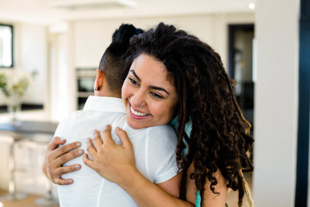 istock Lesbian couple embracing each other 701201340