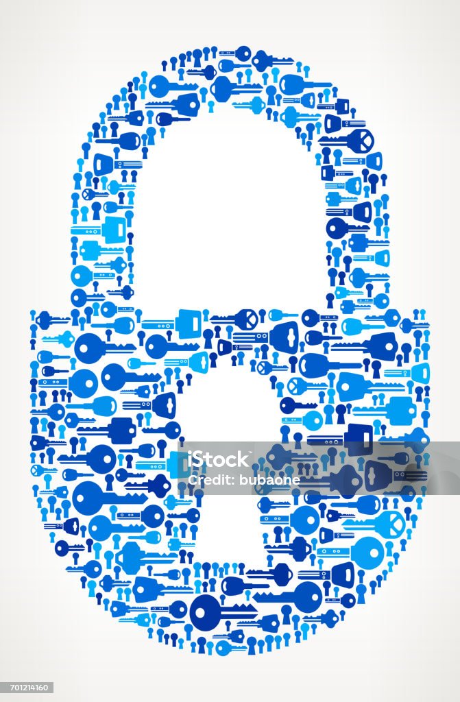 Locksmith Pattern Vector Lock Keys Pattern Vector Graphic Stock Illustration - Download Image ...