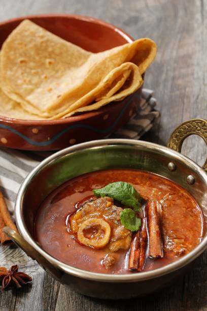 istock Rogan Josh / Kashmiri Lamb curry served in a Kadai, selective focus 701214442