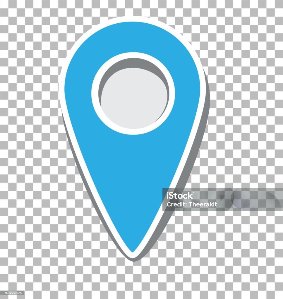 Marker pointer sign. Map stock vector