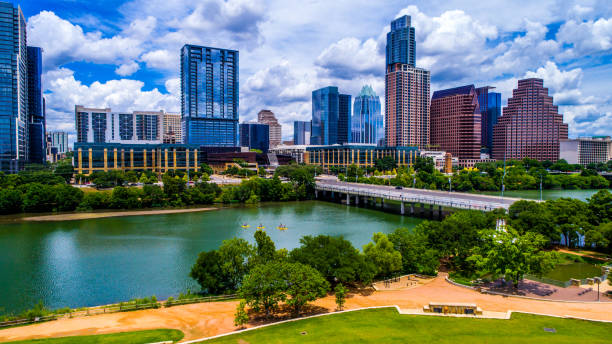 istock High Contrast Austin Texas Skyline Cityscape Daytime Dramatic Clouds 701230928