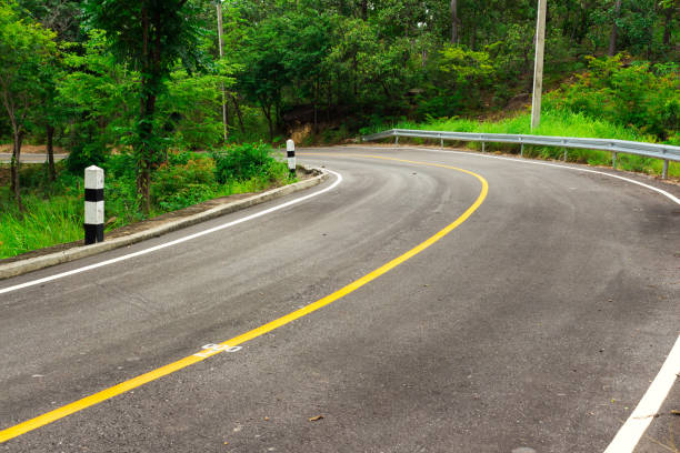 istock Curved road on the mountain. 701231134