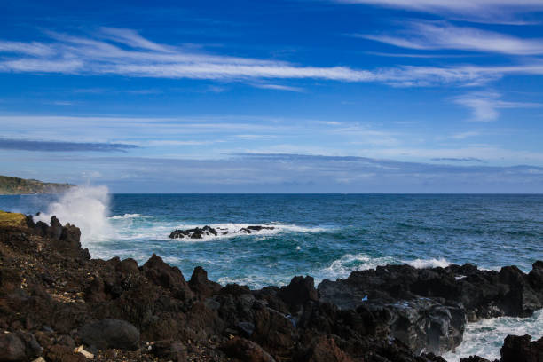 istock Wild coast at Lagoa on Sao Miguel Island 701241748
