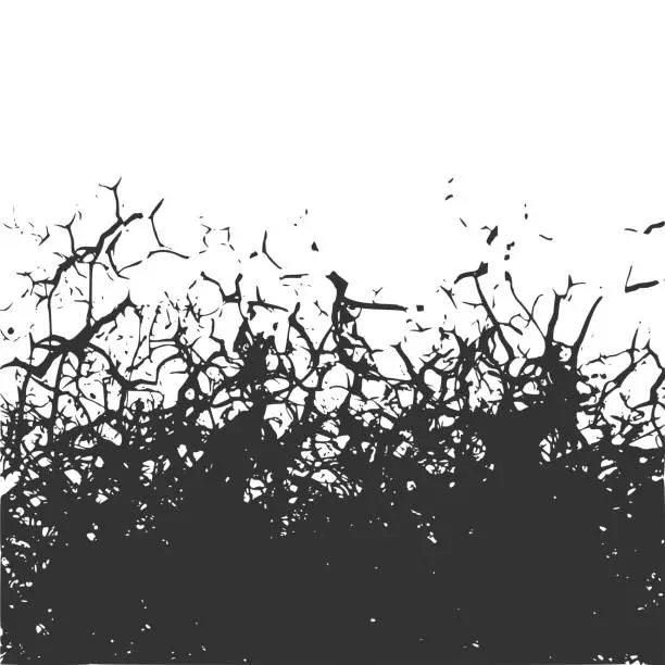 Vector illustration of Grunge Cracks Effect Texture.