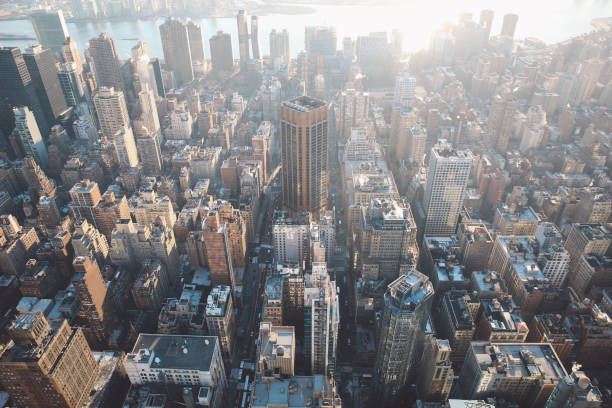 istock High Angle View Of Modern Buildings In City 705178037