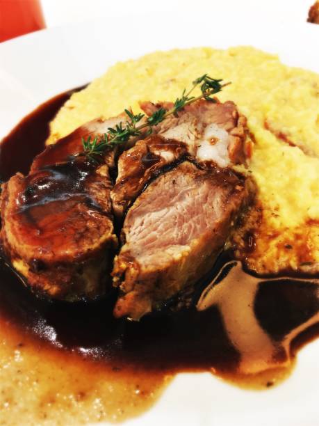 istock High Angle View Of Fresh Lamb Meat Served In Plate 705179135