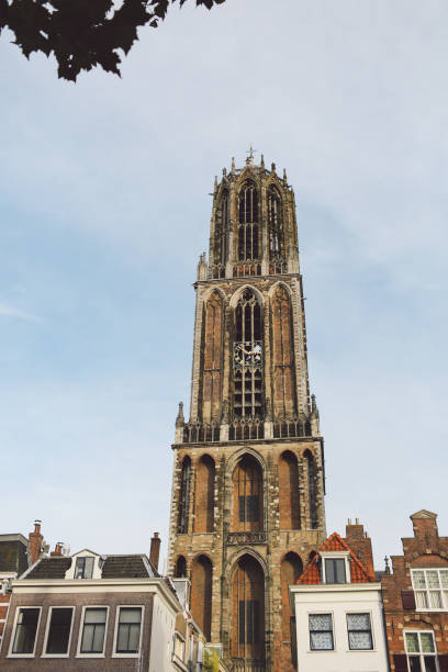 istock Dom Tower Of Utrecht Against Clear Sky 705180931