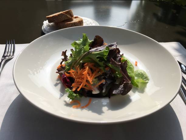 istock Close-Up Of Salad In Plate On Table 705213435