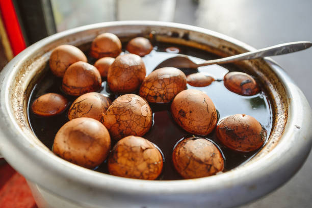 istock High Angle View Of Eggs In Bowl On Table 705353959