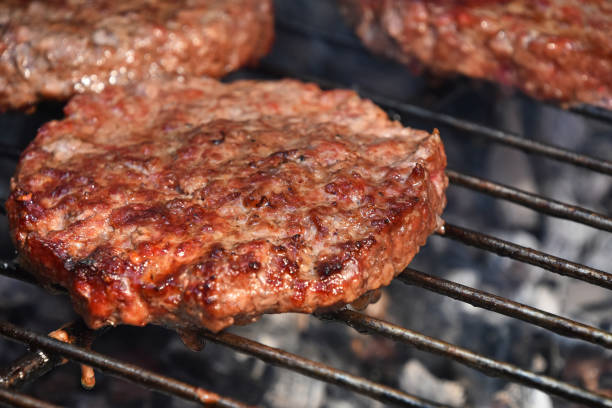 istock High Angle View Of Beef On Barbecue Grill 709213437