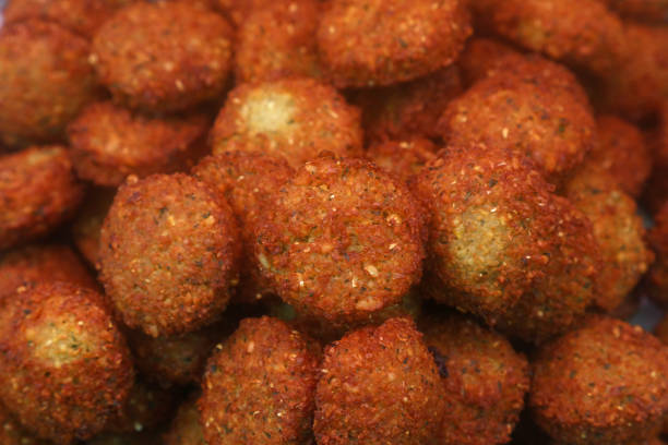 Full Frame Shot Of Falafel