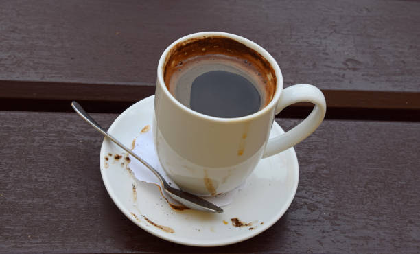 istock High Angle View Of Turkish Coffee At Table 713844201
