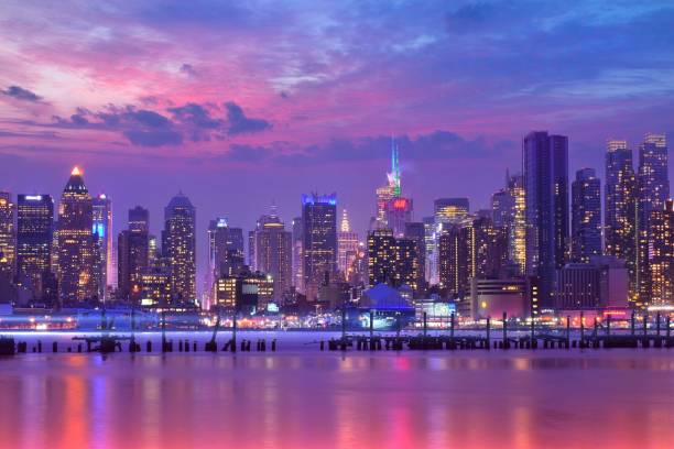 istock Illuminated Cityscape Against Sky At Night 713849691