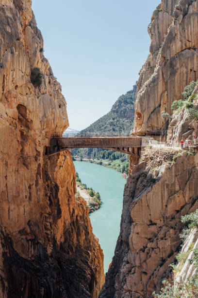 istock View Of Bridge Over Mountain Against Sky 717259073