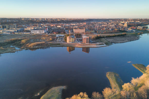 istock High Angle View Of Cityscape Against Sky 717381257