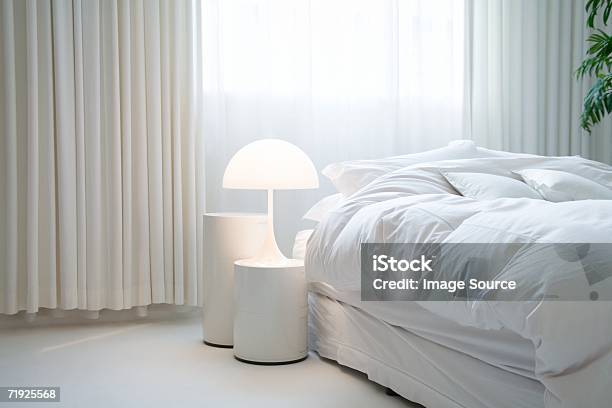 Bedroom Stock Photo - Download Image Now - Bedroom, White Color, Duvet