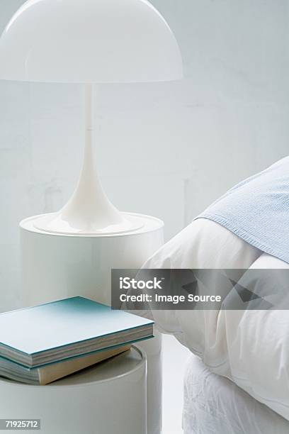 Bedroom Stock Photo - Download Image Now - Night Table, Bed - Furniture, Book