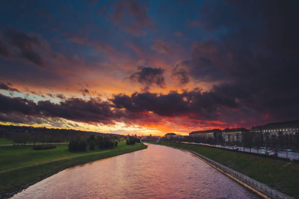 istock Scenic View Of River Against Sky During Sunset 720074185