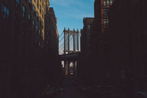 istock City Street Leading Towards Manhattan Bridge 726850683