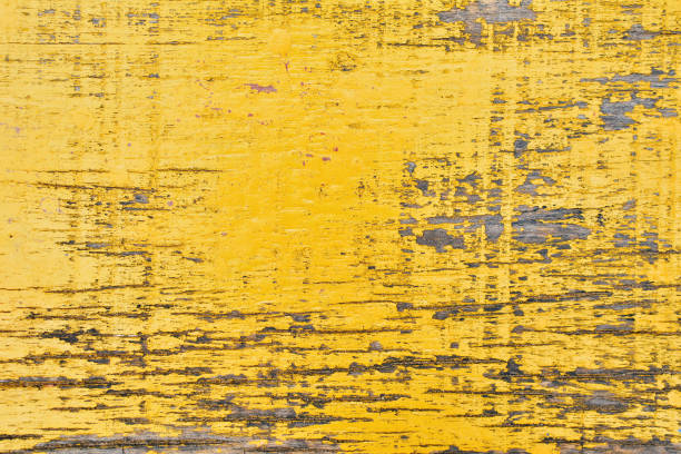 istock Full Frame Shot Of Textured Yellow Wood 726863393