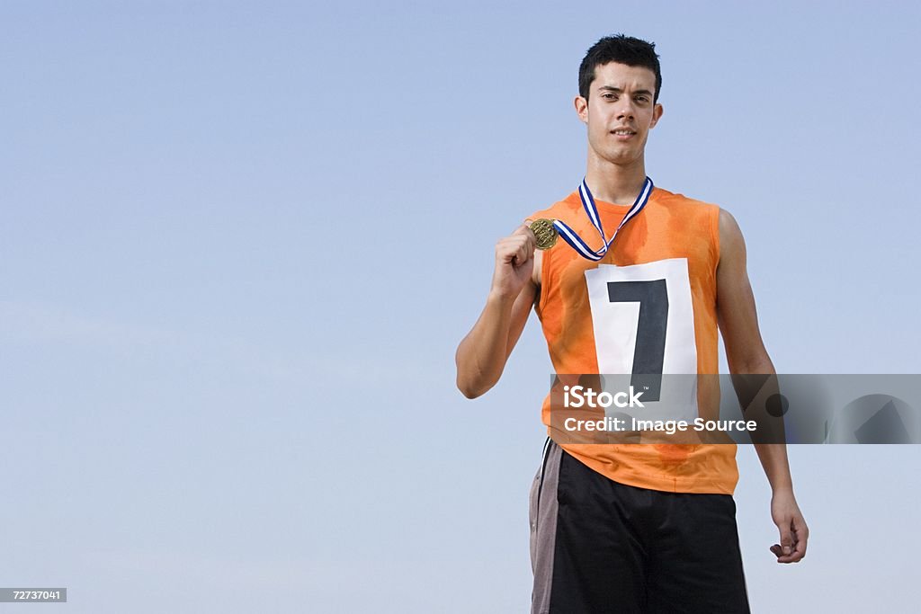 Atleta galardonado - Foto de stock de Varón libre de derechos