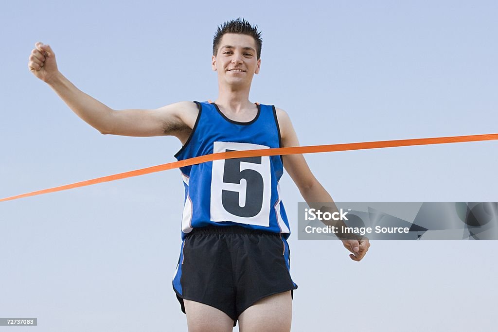 Atleta galardonado - Foto de stock de Correr libre de derechos