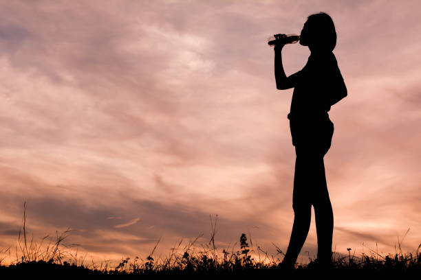 istock Silhouette Of Person Standing Against Dramatic Sky 728933649