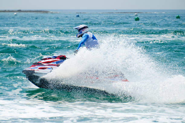 istock Man Surfing In Sea Against Sky 731858793