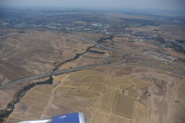 istock Aerial View Of Landscape Against Sky 733791603