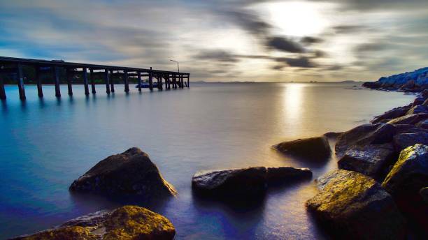 istock Scenic View Of Sea Against Sky At Sunset 736032697