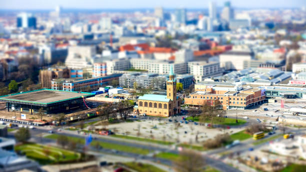 istock Tilt-Shift Image Of Cityscape 736518207