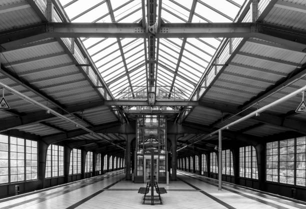 istock Interior Of Empty Railroad Station 736838797