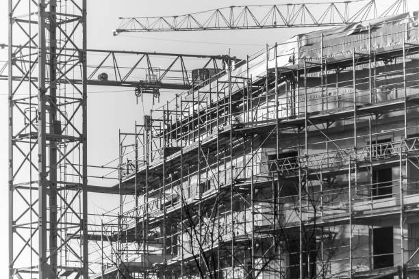 istock Exterior Of Incomplete Building 736846451