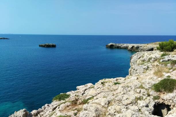 istock Scenic View Of Sea Against Clear Blue Sky 740667107