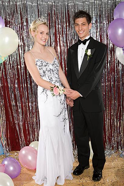 Young couple at prom  prom photos stock pictures, royalty-free photos & images
