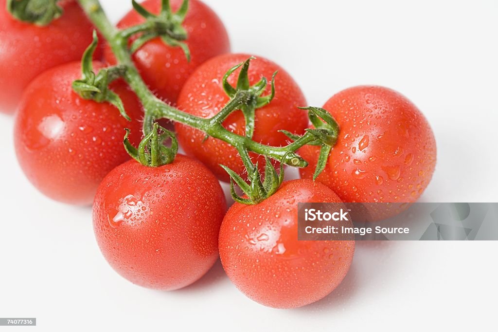 Tomates na Videira - Royalty-free Alimentação Saudável Foto de stock
