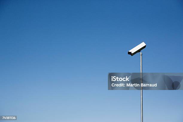 감시 카메라 Blue Sky 보안 카메라에 대한 스톡 사진 및 기타 이미지 - 보안 카메라, 감시, 부재