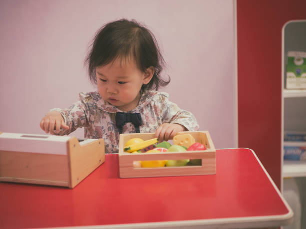 istock Cute Girl Playing 742261575